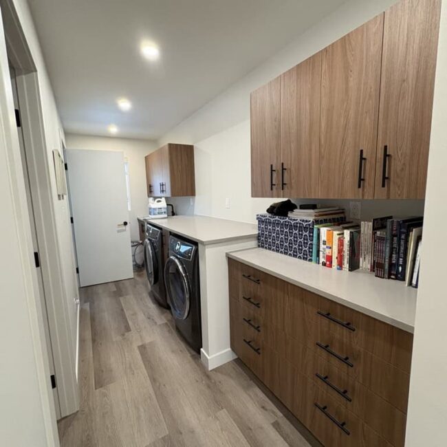 laundry room in a house